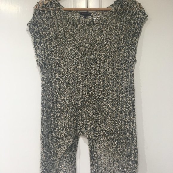 High Low Open Knit Top - Picture 3 of 6